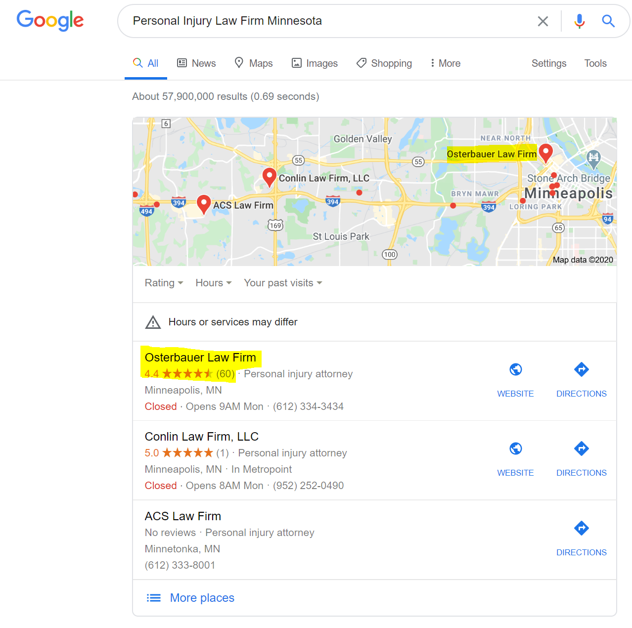 list business google maps